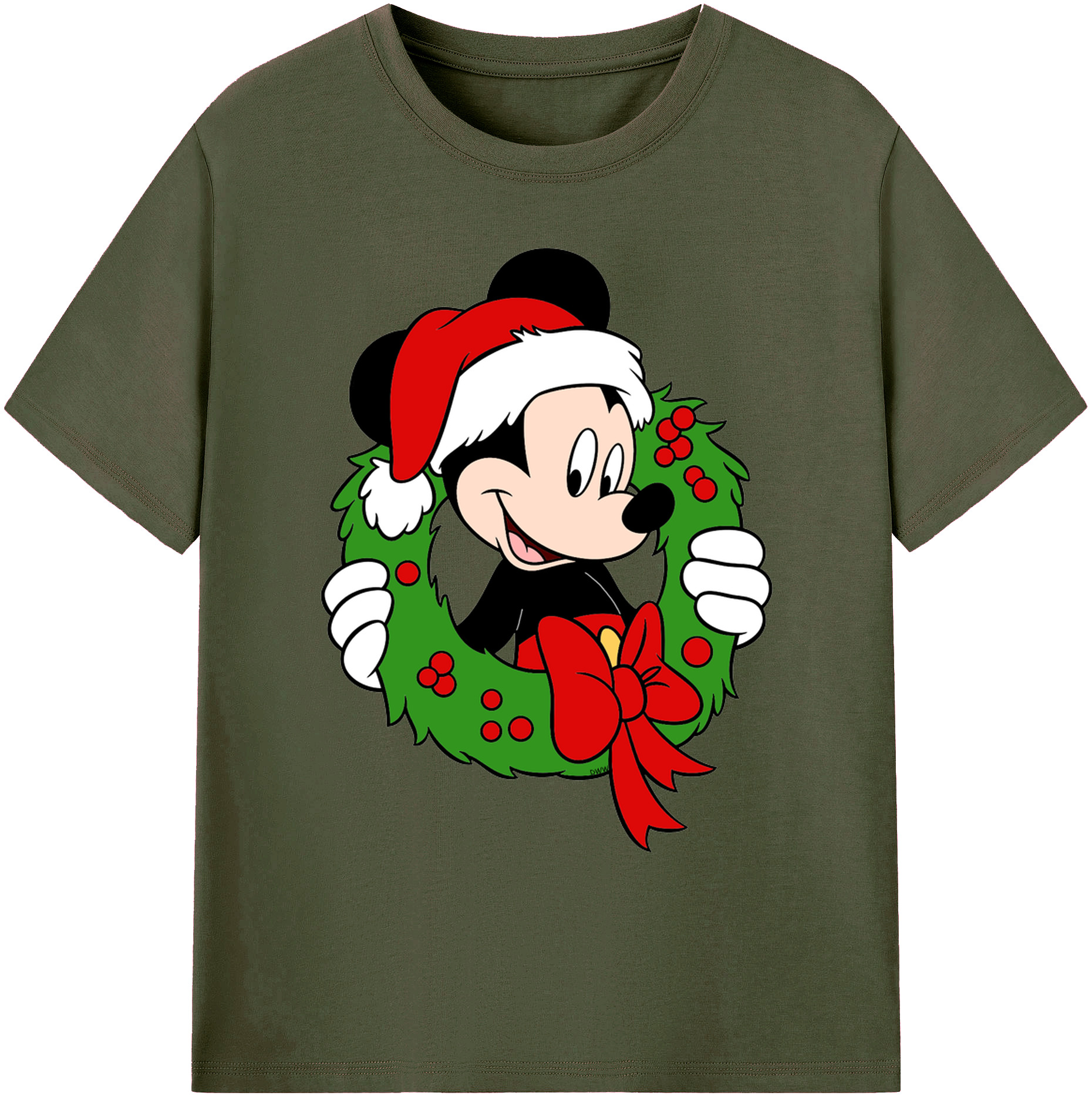 ミッキーマウス Mickey Mouse 綿100％ メンズ半袖Tシャツ｜肌触りやわらか＆通気性
